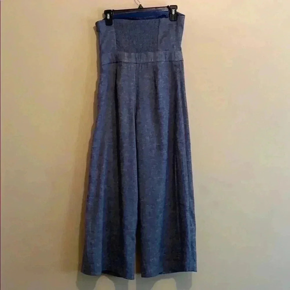 Chico's Black Label Indigo Twill Jumpsuit - Picture 6 of 11